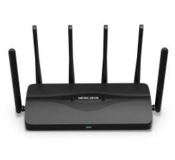 Slika proizvoda: Mercusys BE9300 bežični usmjerivač (Tri-Band Wi-Fi 7 Router) 574Mbps/2880Mbps/5760Mbps (2.4GHz/5GHz/6GHz), 802.11be/ax/ac/a/b/g/n, 3×G-LAN, 1×G-WAN, 6x fiksne omni-direkcione antene