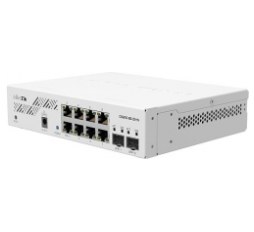 Slika proizvoda: Mikrotik Cloud Smart Switch CSS610-8G-2S+IN, 8×G-LAN, 2×SFP+ cages, SwOS, desktop kućište, PSU