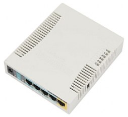 Slika proizvoda: Mikrotik RB951Ui-2HnD, 600Mhz CPU, 128MB RAM, 5×LAN, 2.4Ghz 802b/g/n integrirana antena, plastično kućište, PSU, RouterOS L4