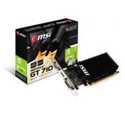 Slika proizvoda: MSI GeForce GT710 2GB DDR3/64-bit, PCIe 2.0, D-Sub/Dual-link DVI-D/HDMI, Low Profile (GT710-2GD3H LP)