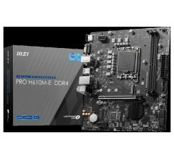Slika proizvoda: MSI MB H610M-E DDR4, S.1700, 2xDDR4/3200, PCIe 4.0, G-LAN, VGA/HDMI, mATX