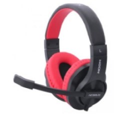 Slika proizvoda: Neon Hebrus igraće slušalice s mikrofonom, 3.5mm , crno - crvene