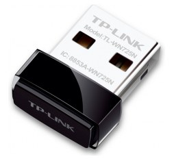 Slika proizvoda: NIC TP-Link TL-WN725N, USB 2.0 Nano Adapter, 2,4GHz Wireless N 150 Mbps, Internal Antenna, Miniature design 18.6x15x7.1mm