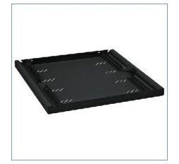 Slika proizvoda: Pasiva - Dodaci za ormare Triton polica 19" 1U/850mm, crna, RAB-UP-850-A4