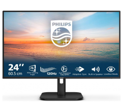 Slika proizvoda: Philips 23,8" 24E1N1200A, VGA, HDMI, DP, 120Hz, zv