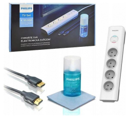 Slika proizvoda: Philips TV set, HDMI, produžna letva, krpica