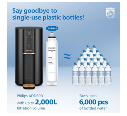 Slika proizvoda: Philips uređaj za filtriranje vode RO ADD6901HBK01