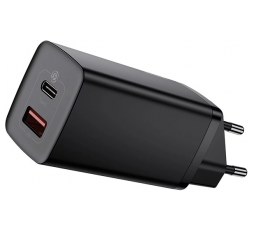 Slika proizvoda: Polnilec Baseus GaN2 Lite Quick USB+C 65W EU (črn)