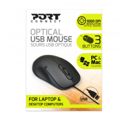 Slika proizvoda: Port miš OFFICE BUDGET - PRO, crni