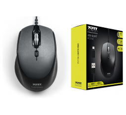 Slika proizvoda: Port miš OFFICE PRO SILENT, žični, crni