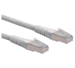 Slika proizvoda: Roline S/FTP (PiMF) Cat.6 mrežni kabel oklopljeni, 0.5m, sivi