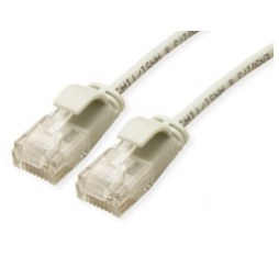 Slika proizvoda: Roline UTP Data Center Patch kabel, Cat.6A (Class EA), LSOH, Slim, 0.5m, sivi
