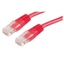 Slika proizvoda: Roline UTP mrežni kabel Cat.5e, 0.5m, crveni