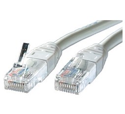 Slika proizvoda: Roline UTP mrežni kabel Cat.5e, 5.0m, sivi