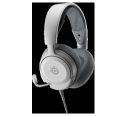 Slika proizvoda: SteelSeries I Arctis Nova 1 White I Gaming Headset / High Fidelity Drivers / Ultra lightweight / 4-points of adjustability / Noise-cancelling mic / Compatable w/ PC and console platform with a 3.5mm jack / Onboard volume dial and voice mute button I White