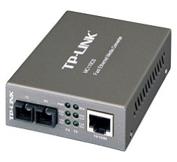 Slika proizvoda: TP-Link 100M optički pretvarač, 10/100M RJ45 u 100M single-mod SC, Full-duplex, do 20km