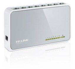 Slika proizvoda: TP-Link 8-port mini Desktop preklopnik (Switch), 8×10/100M RJ45 ports, plastično kućište