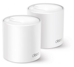 Slika proizvoda: TP-Link AX3000 Deco X50 (2-pack), Dual-Band Mesh Wi-Fi 6, 574Mbps/2402Mbps (2.4GHz/5GHz), 802.11ax/ac/n/a/b/g, 3×G-LAN, Deco App