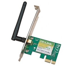 Slika proizvoda: TP-Link bežični PCIe adapter 150Mbps (2.4GHz), 802.11n/g/b, 1× odvojiva antena
