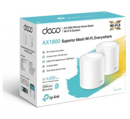 Slika proizvoda: TP-Link Deco X20  AX1800 Whole Home Wi-Fi 2-pack