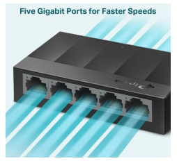 Slika proizvoda: TP-Link LS1005G, 5-port Gbit switch, plastično