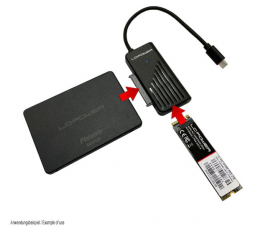 Slika proizvoda: USB-C adapter za 2,5“ SATA HDD/SSD i m.2 NvME
