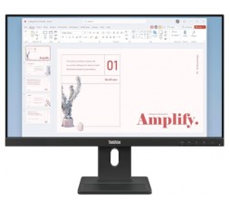 Slika proizvoda: Zaslon LENOVO ThinkVision E24-40 23,8" / WLED / IPS / 100Hz / 4ms / črn - nastavljiv po višini