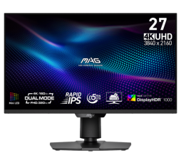 Slika proizvoda: Zaslon MSI MAG 274UPDF E16M / 27" / UHD / Rapid IPS / 160Hz / 0.5ms (GtG) / črn - nastavljiv po višini - PD 15W
