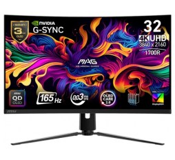 Slika proizvoda: Zaslon MSI MAG 321CUP QD-OLED 31.5" / UHD / 165Hz / 0,03ms MPRT / črn - nastavljiv po višini - PD 15W