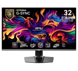 Slika proizvoda: Zaslon MSI MPG 321URX QD-OLED 31.5" / UHD / 240Hz / 0,03ms (GTG) / črn – nastavljiv po višini - PD 90W