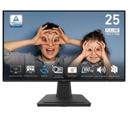 Slika proizvoda: Zaslon MSI PRO MP252 24,5" / FHD / IPS / 100Hz / 1ms MPRT (črn)