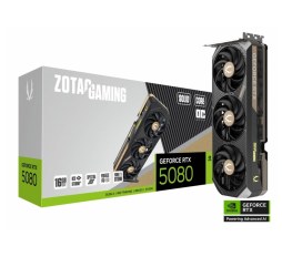 Slika proizvoda: Zotac GAMING GeForce RTX 5080 Solid Core OC 16GB GDDR7/256-bit, PCIe 5.0, 3×DP/HDMI